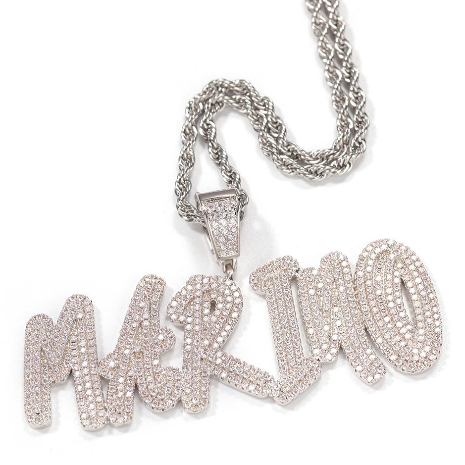 Anniversary Script Name Pendant