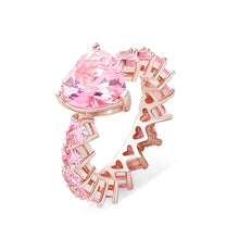 Load image into Gallery viewer, Iced Out Heart Ring
