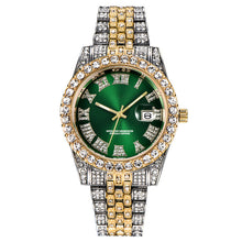 Load image into Gallery viewer, Iced Out Two Tone Bossed up Watch
