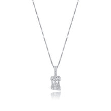 Load image into Gallery viewer, 925 Silver Mini Jesus Necklace (18&quot;)
