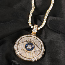 Load image into Gallery viewer, Evil Eye Photo Locket
