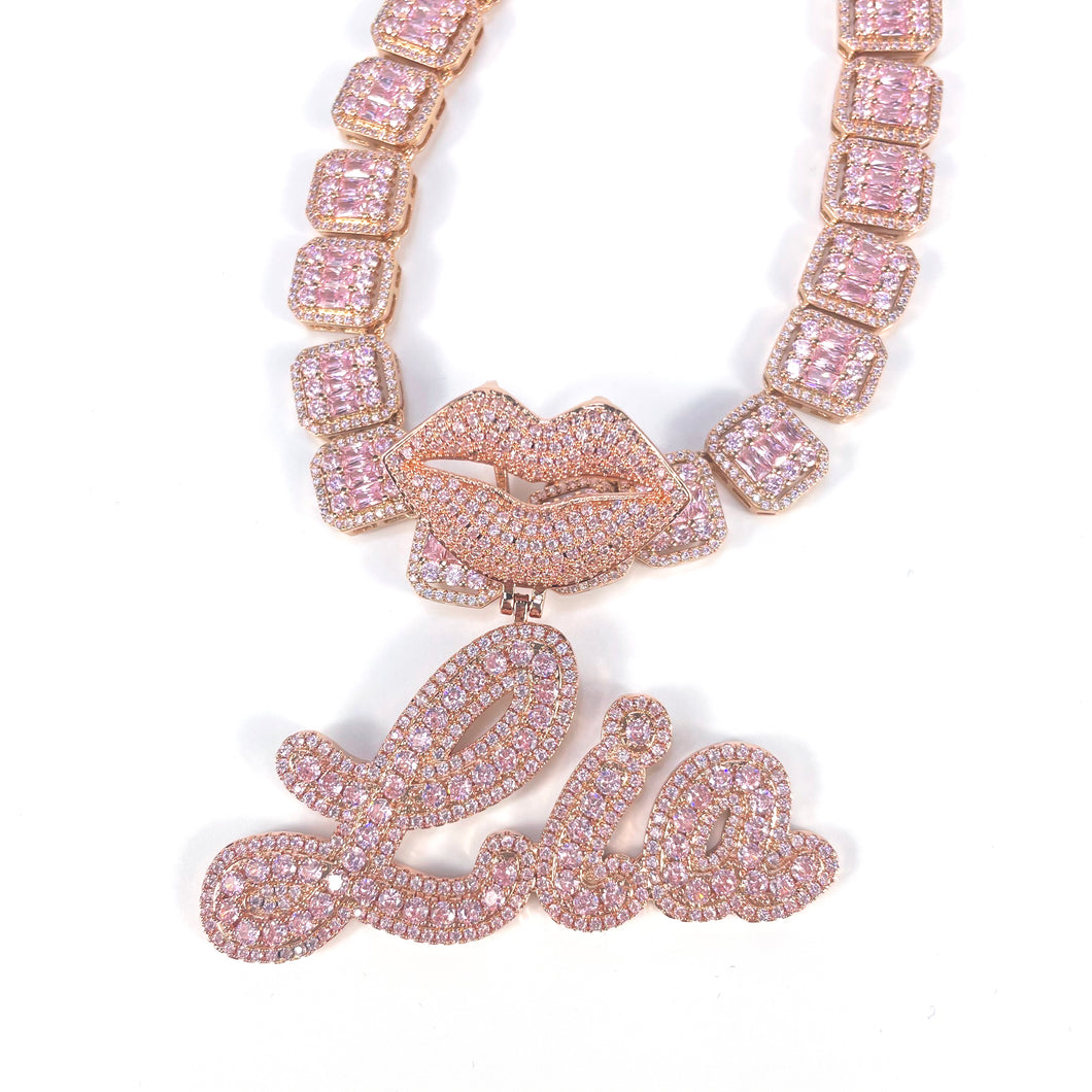 Kisses Bail Big Name Pendant