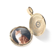 Load image into Gallery viewer, Evil Eye Photo Locket
