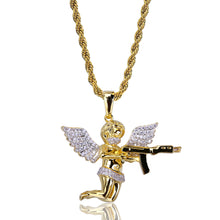 Load image into Gallery viewer, Cupid Ak47 Pendant
