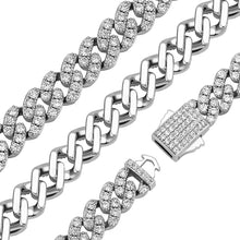 Load image into Gallery viewer, Diamond Prong link Bracelet (9mm)
