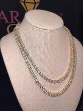 Load image into Gallery viewer, 5mm Round Cut Tennis Necklace (20 inch)
