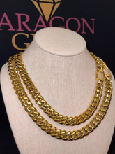 Load image into Gallery viewer, Cuban Link Necklace w/ Iced Out Clasp (12mm)
