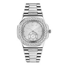 Load image into Gallery viewer, Princess cut diamond watch
