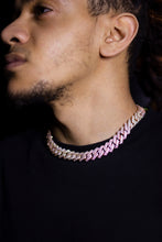 Load image into Gallery viewer, Diamond Prong Link Necklace (14mm) Rose Gold
