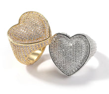 Load image into Gallery viewer, Saweetie Style Heart Ring
