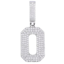 Load image into Gallery viewer, 925 Silver Number Pendant
