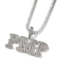 Load image into Gallery viewer, Baguette Initials Pendant
