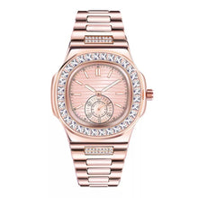 Load image into Gallery viewer, Princess cut diamond watch
