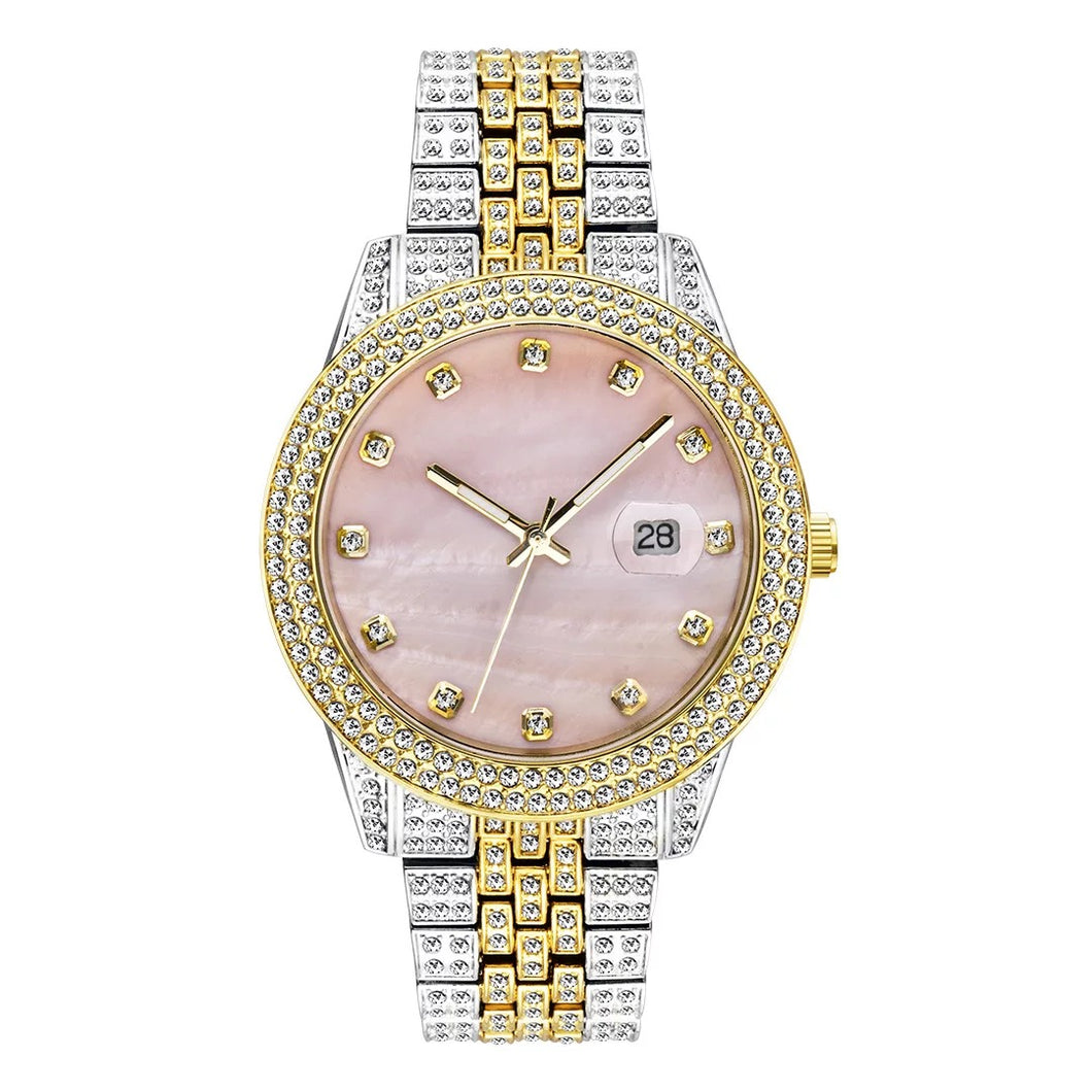 Crystal Mother of Pearl Watch