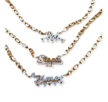 Load image into Gallery viewer, Double Plated XOXO Name Chain
