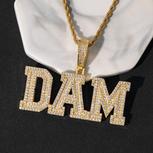 Load image into Gallery viewer, Varsity Style Name Pendant
