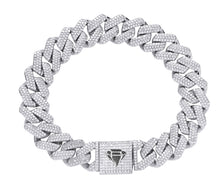 Load image into Gallery viewer, Diamond Prong Link Bracelet (14mm)
