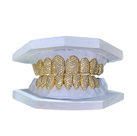 Straight Set Diamond Grillz